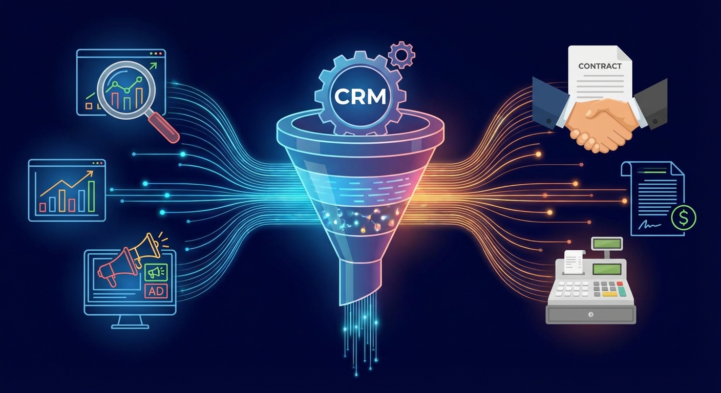 Atribuição de Conversões Offline: Rastreie Qual Campanha de Tráfego Pago Realmente Gera Vendas com Kommo CRM