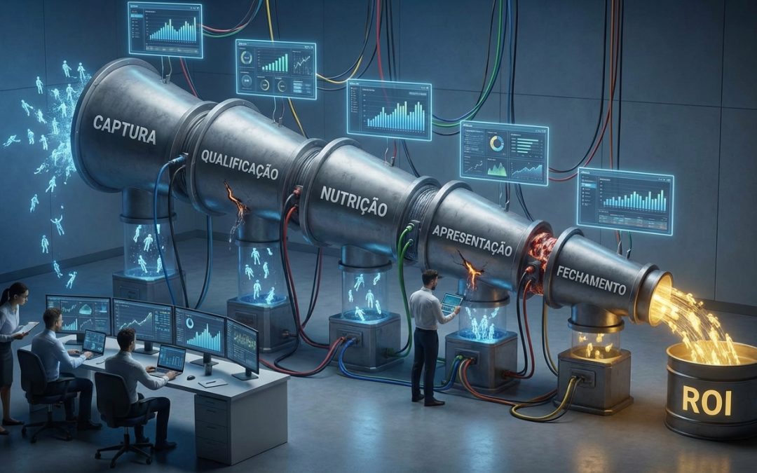 Diagnóstico de Funil: Por Que Sua Conversão de Leads em Vendas é Baixa (e Como Corrigir com Dados de Tráfego Pago)