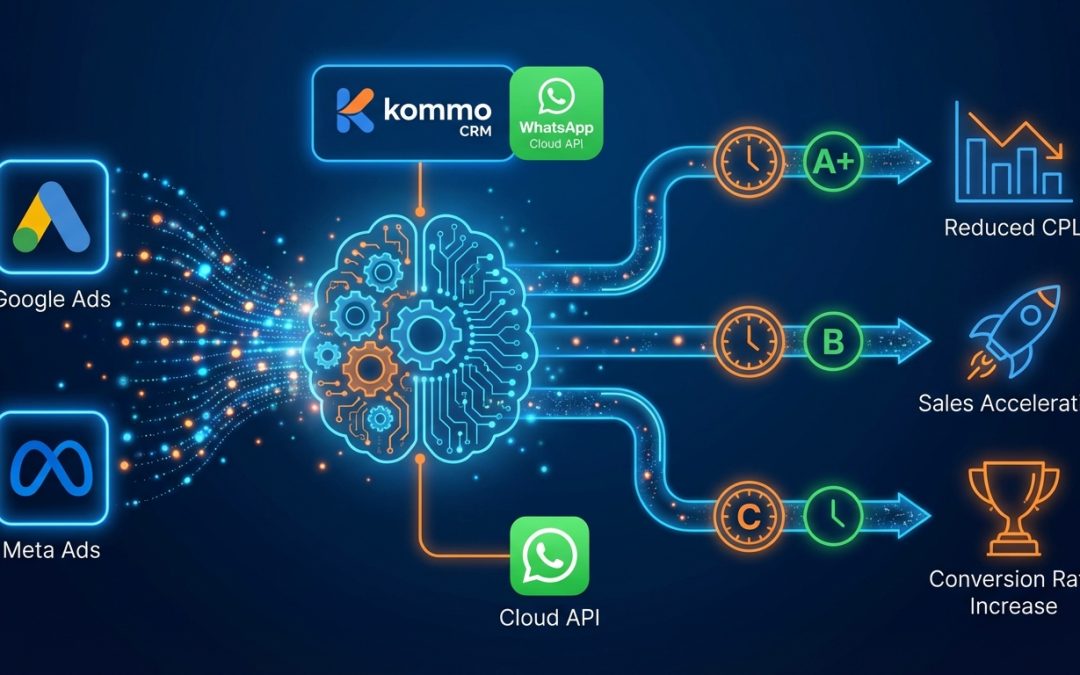 Lead Scoring Automatizado: Qualifique Seus Leads de Tráfego Pago em Tempo Real com Kommo CRM e WhatsApp Cloud API